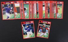 2021 Leaf Pro Set Red 50 Card Baseball Set Rookies & Prospects