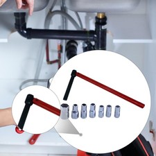 Basin Wrench Set Stand Tap Wrench Universal Tool for Sink Installations Home