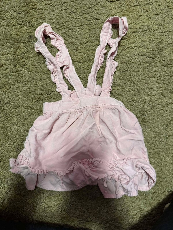 Wonder Nation Girls Pink Overall Style Skirt Size 12 Months