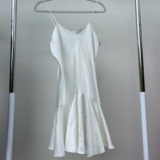 Vintage Victoria  s Secret Gold Label White Slip Dress Size Small