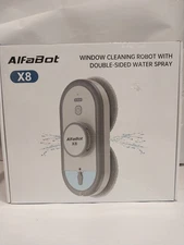 ALFABOT Window Cleaning Robot with Dual Water Spray X8 Robot Window Cleaner New