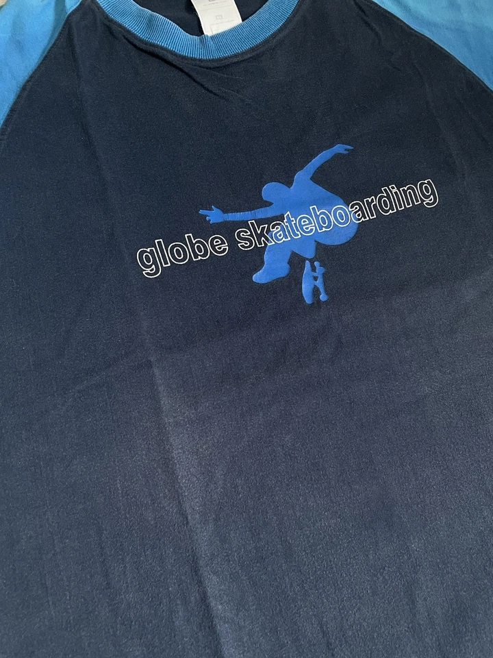 Rare Vintage 90s Globe Skateboarding Faded Tee Y2k Like Polar Sk8 Size XL USA - Image 4 of 4