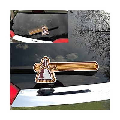 Tomahawk Chop Maroon WiperTags attach to rear vehicle wiper bla... FAST USA SHIP