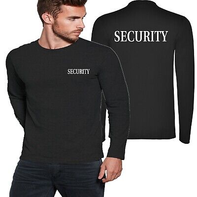 Printed SECURITY DOORMAN Guard Work WorkWear BodyGuard Job T Shirt Top Tee Polo