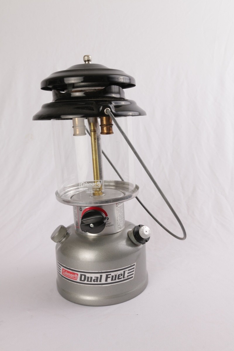 【美品】Coleman Dual Fuel ランタン 285A700 Vintage Original 1990s Coleman 285-700T Dual Fuel 2-Mantle