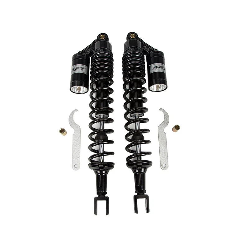 2x Suspensión Amortiguador Trasero Moto 455mm/17.91" Para Honda Yamaha ATV Foto 2 de 4
