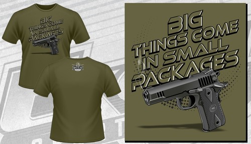 Mens M L XL T-Shirt Rock Island Armory BBR .380 RIA 3.10 .45 Shooting Gun Pistol - Picture 3 of 7