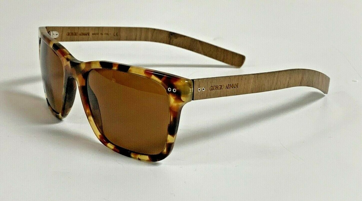 Giorgio Armani AR 8062 5026/73 ~ Wooden Arm ~ Havana/Brown