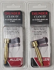 ALLEN Thunder Cloud Muzzleloader .50 Cal Brass Jag 10-32 Thread  2” Lot of 2 Pks