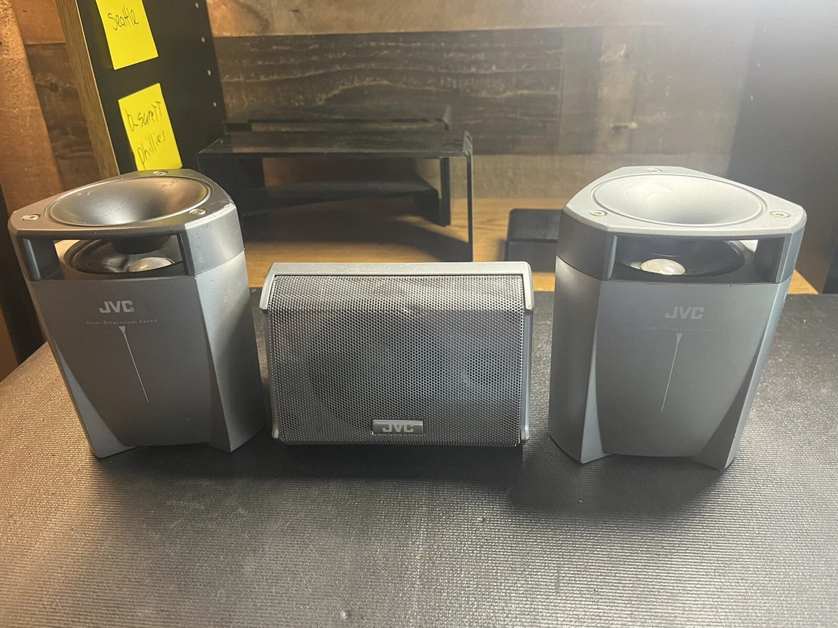 JVC Surround Sound Center Speaker SP THM505C With Side Speakers eBay