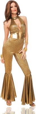 Costume Culture Disco Diva 70s Jumpsuit Adult womens Halloween