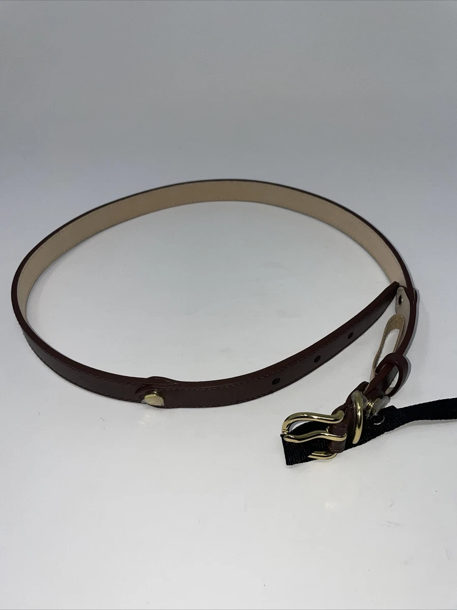 WOMENS BLACK/WHITE ELIE TAHARI LEATHER BELT SIZE S Elie Tahari Wide Belts for Women for sale | eBay main image 4