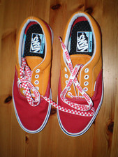 Original Vans Off The Wall Unisex Sneakers Schuhe  SELTEN Rot-Gelb  NEU