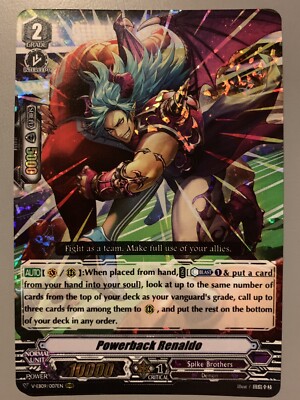 CARDFIGHT VANGUARD POWERBACK RENALDO (SPIKE BROTHERS) V-EB09/007EN RRR