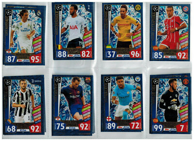 Match Attax Champions League 17 / 18 Man of the Match choose /aussuchen