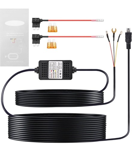 Kit fil dur mini caméra de tableau de bord USB 3,5 m/11,5 pieds 12 V-24 V à 5 V Dash Cam Hardw - Photo 8/9