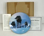 Star Wars Hamilton Collection Imperial Walkers Collector Plate & Coa