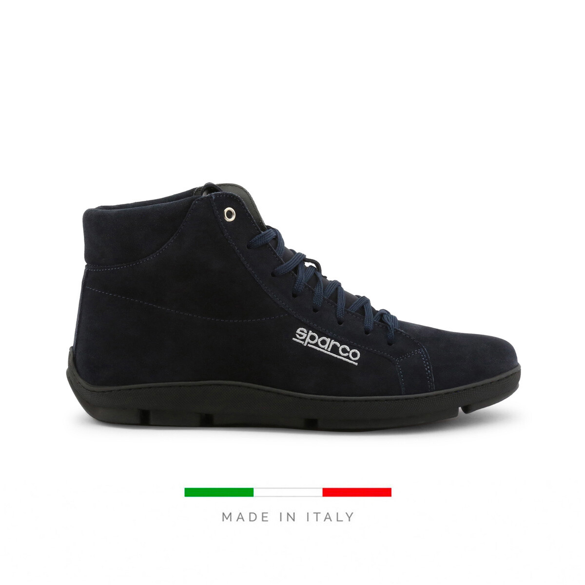 Scarpe da ginnastica SPARCO PALAGIO sneakers blu scamosciate motorsport scarpe da guida alte