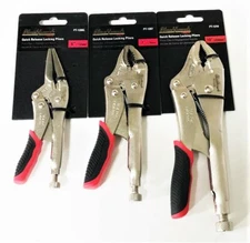 3pc Blackhawk Proto Quick Release Locking Plier Set 10WR 7WR 6LN PT-1203S