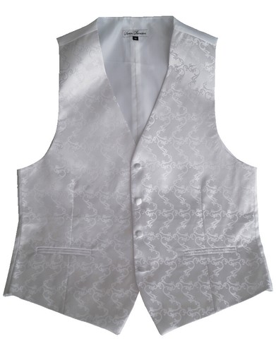 Beytnur Hochzeitsweste Plastron Einstecktuch, Krawatte Nr 8.5 Gr. 44-62 & 90-114 - Picture 7 of 7