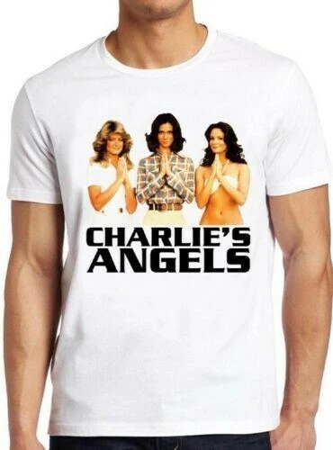 T-Shirt Charlies Angels Retro 70er TV Farrah Fawcett Hawaii Five-O Magnum - Bild 1 von 3