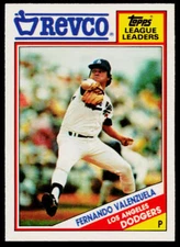 1988 Topps Revco League Leaders Fernando Valenzuela #14 Los Angeles Dodgers