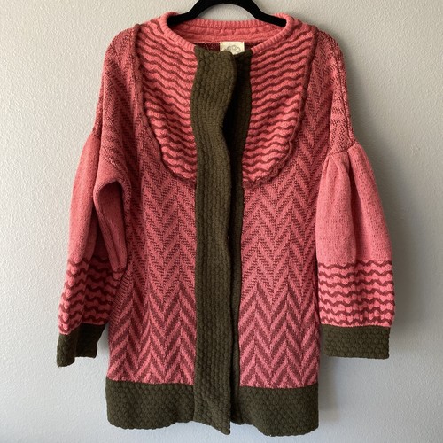 Sun Chevron Cardigan Sweater Women 