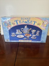 VINTAGE 14- PIECE BUNNY TEA SET 49093