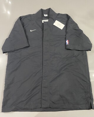 NEW RARE! Nike x Fear of God NBA Black Warmup Shirt Jacket Large 