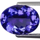 1.87 Ct IGI Certified AA Natural D Block Tanzanite Blue Violet Color Oval Cut — photo 4