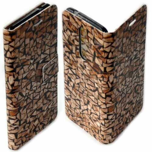 Para Samsung serie Galaxy Note - cubierta billetera con impresión de madera para teléfono móvil - Imagen 8 de 10