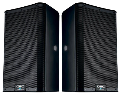 2x QSC K12.2 Active DJ 2000 Watt Amplified 2-Way Portable PA Speaker (MINT)