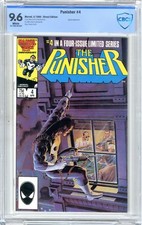 Punisher Four issue Limited Series  #4   CBCS  9.6  NM+  White pgs  4/86 Jigsaw 