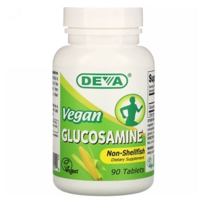 Vegan Glucosamine  90 Tab By Deva Vegan Vitamins