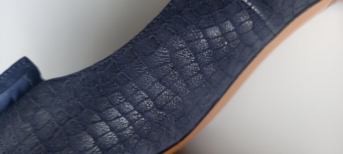 Peter Kaiser suede heels shoes, Navy, Size UK 5 EUR 38 - Picture 6 of 9