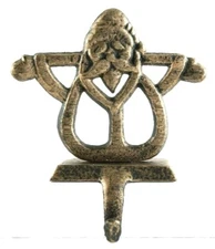 Christmas Santa Claus Stocking Holder Fireplace Mantle Hanger