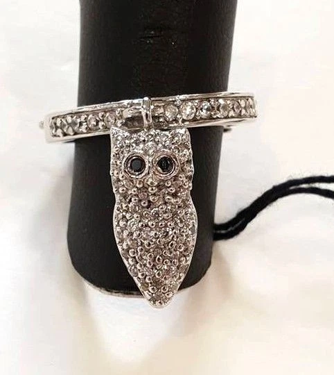 Anello gufo shop swarovski
