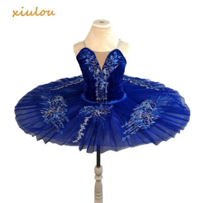 Blue Ballet Tutu Girls Kids Women Adult Professional Ballet Tutu Ballet Costume