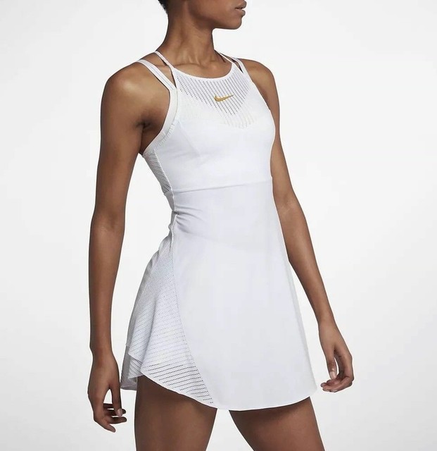 white tennis dress