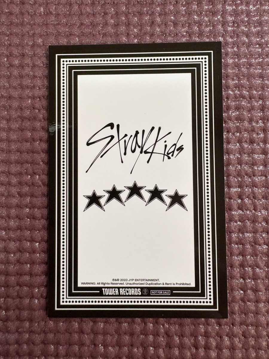 Straykids 5 Star Tower Records JAPAN Lucky Draw Photo card