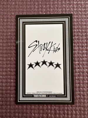 Straykids 5 Star Tower Records JAPAN Lucky Draw Photo card