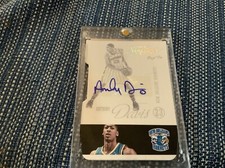 True 1/1 Rc Auto Anthony Davis Panini Signatures Die Cut Gorgeous 2012/13
