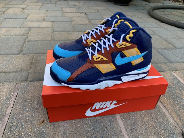 Nike Air Trainer SC High LA Rams Mens Size 8.5 Navy Blue Yellow CW6023-400 Rare | eBay