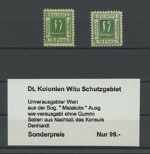 DOA WITU MALAKOTE 16 PESA unverausgabter Wert (*) VERSCHIEDENE FARBEN !! h6185