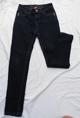 denim co black skinny jeans