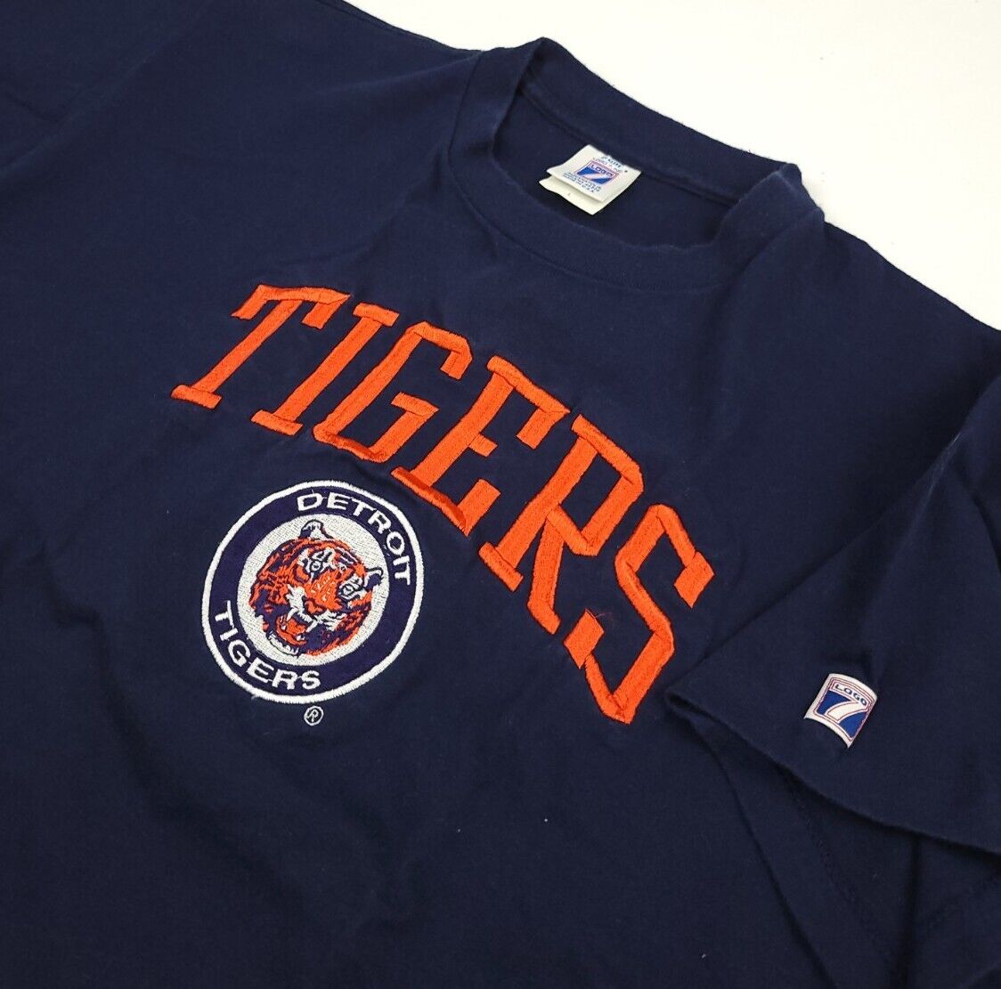 Detroit Tigers D Logo Distressed Vintage logo T-shirt 6 Sizes S