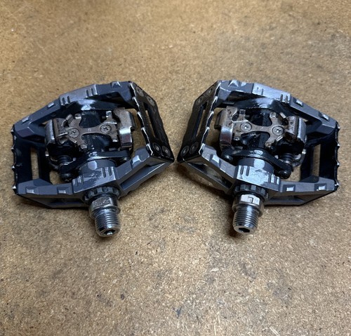 Shimano DX Pedals PD-M646 Clipless SPD BMX MTB Flat Combo 2000 Deore DX - 第 1/7 張圖片