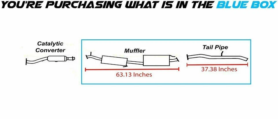 共振器管道消声器排气系统适用于 2003 2008 年 2011 年本田 Element 2.4 EX LX — 第 2/4 张图片