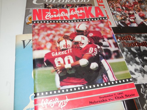 Lot College Football program Utah State Aggies Oklahoma UTES BYU Mo 80s 90s - Picture 2 of 12