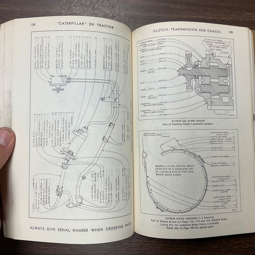 CAT Caterpillar D8 PARTS MANUAL BOOK CATALOG TRACTOR BULLDOZER GUIDE 14A1-3860 - Picture 3 of 4